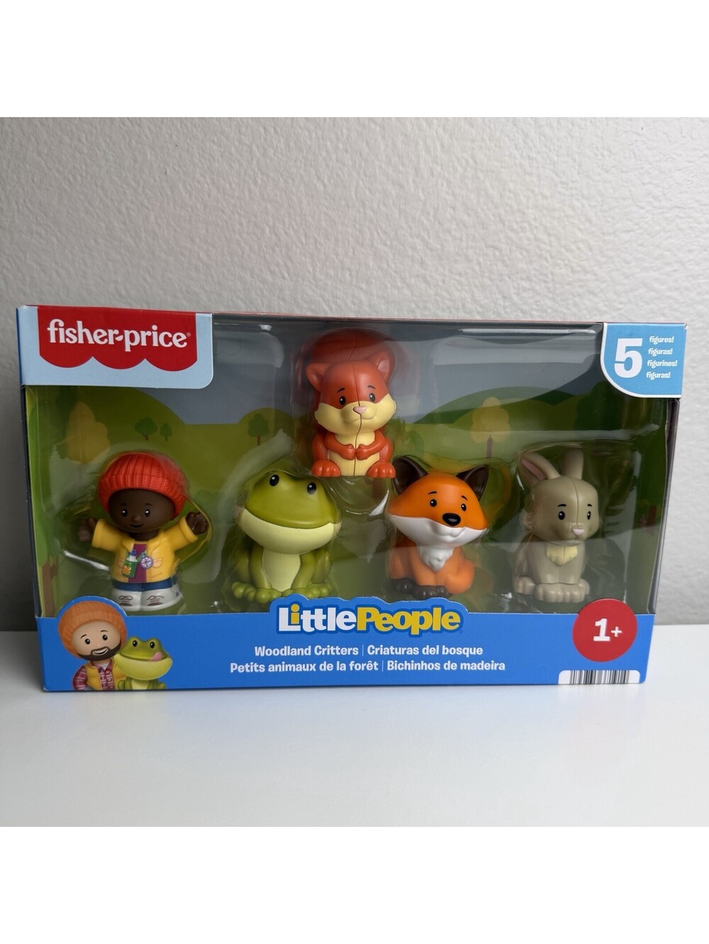 Fisher-Price Little People Woodland Critters 5 Figure Fox Frog Bunny Rabbit NIB
